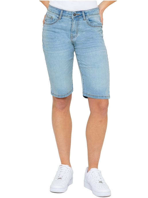 Enzo | Pantalones cortos vaqueros largos para mujer - Image 2