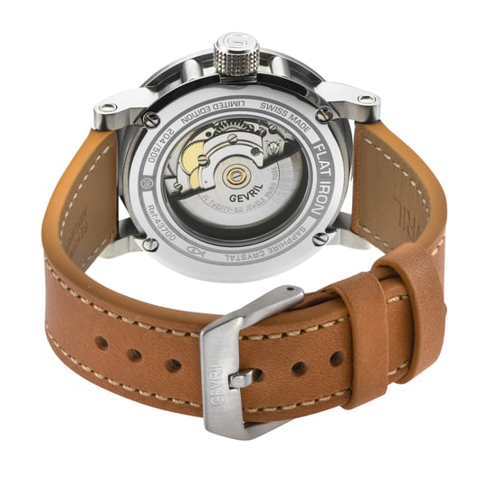 Reloj Esqueleto Automático Suizo de Hombre GV2 18120B con Pulsera de Acero Inoxidable Bicolor IPYG - Image 2