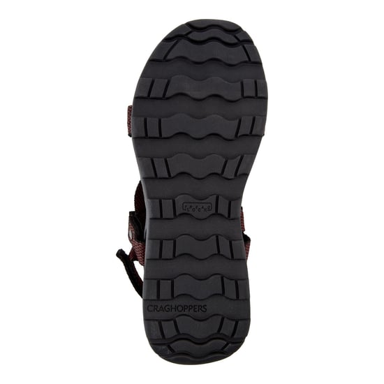 Craghoppers Mens Locke Sandals (Dark Grey/Pompeian Red) - Image 2