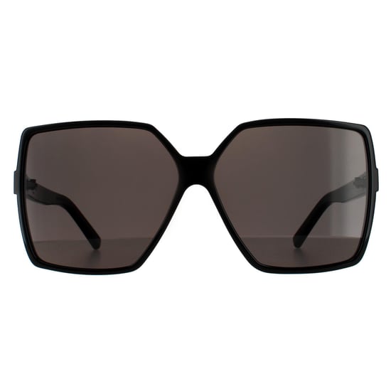 Gafas de sol cuadradas para mujer en negro y gris de Saint Laurent - Image 1