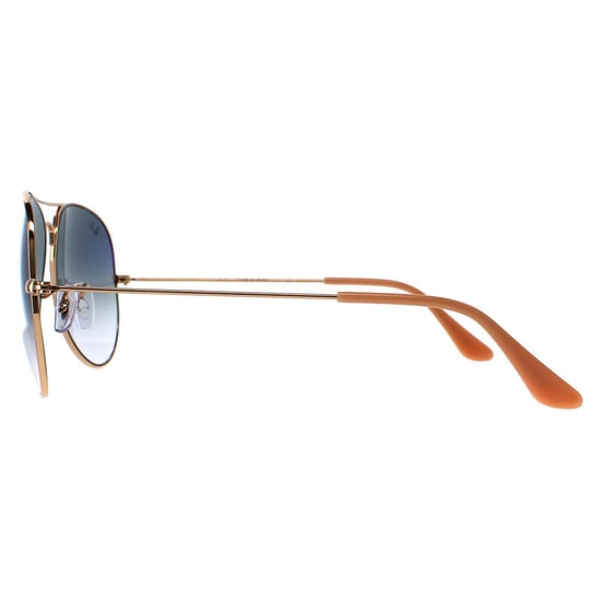 Gafas de sol Ray-ban Aviator 3025 Gold Gradient Light Blue 001/3F - Image 3