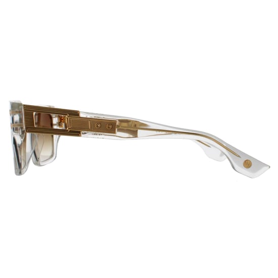 Dita Rectángulo Unisex Cristal Claro Oro Amarillo Marrón Oscuro a Claro Gradiente Gran Maestro Siete - Image 3