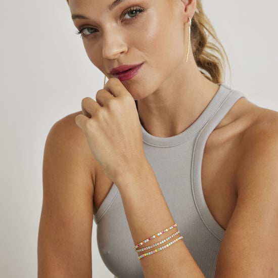 Pulsera Luxenter de Plata de Ley 925 con Circonita Multicolor acabada en oro amarillo de 18K - Tahu - Image 5