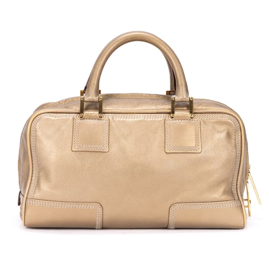 Loewe Amazona 28 Tote Bag en oro Cuero de ternero - Image 5