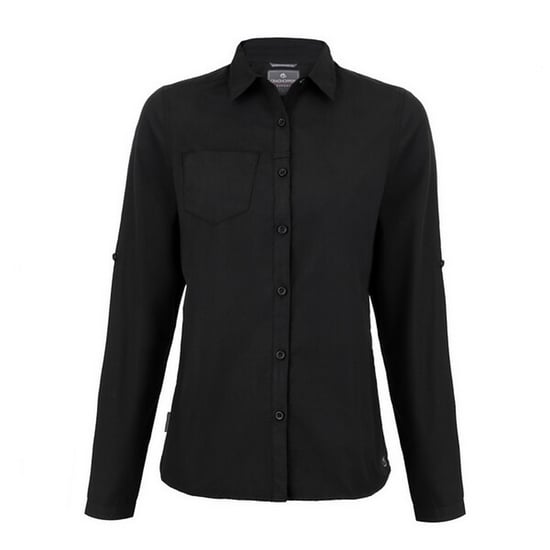 Craghoppers Womens/Ladies Expert Kiwi Long-Sleeved Shirt (Black) - Image 2