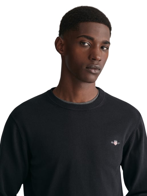 GANT Mens Classic Cotton Crew Neck Jumper - Image 5