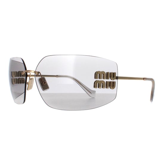 Gafas de sol Miu Miu MU54YS 5AK30B gris claro dorado - Image 2