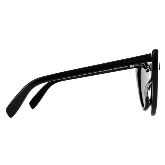 Gafas de sol cat eye para mujer negras y grises de Saint Laurent - Image 4