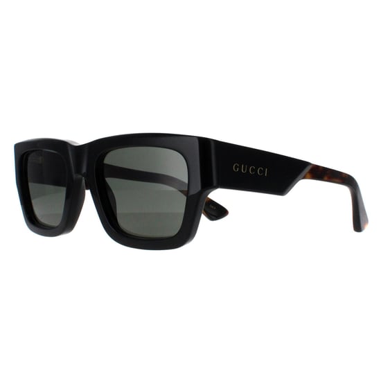 Gucci Square Mens Negro con Habana Gris GG1668S - Image 2