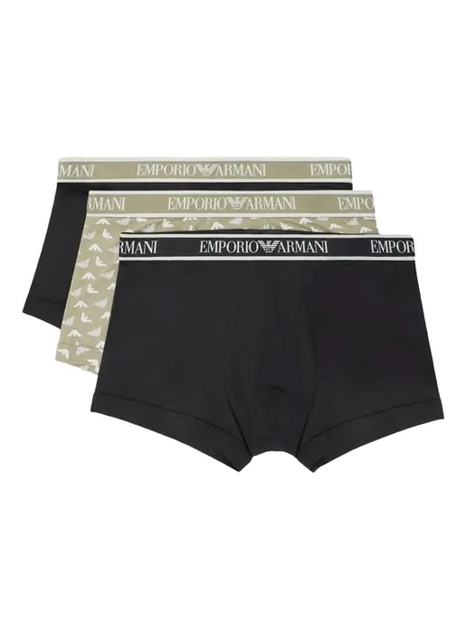 Pack de 3 calzoncillos bóxer para hombre Emporio Armani Eagle Essential - Image 1