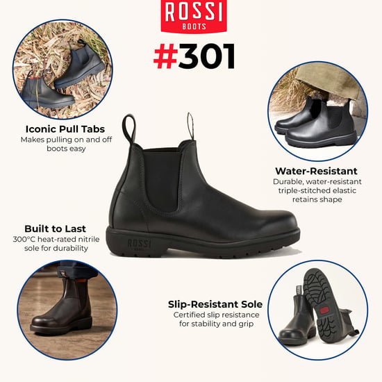 Botas Chelsea de piel negra Rossi 301 Endura - Image 2
