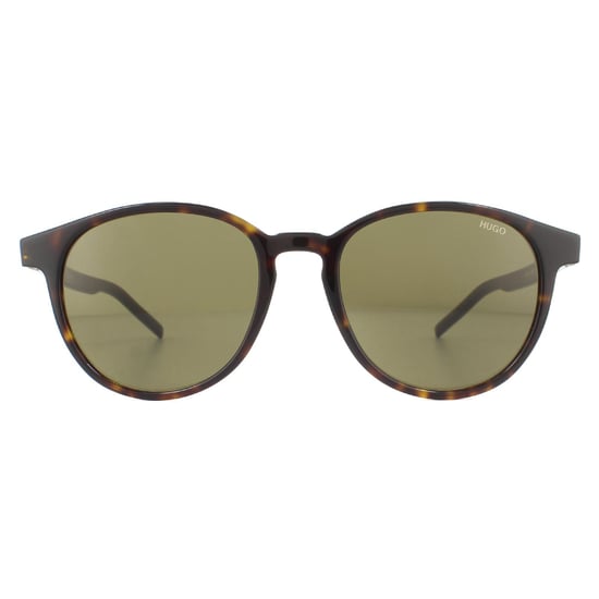Gafas de sol Hugo by Hugo Boss Round Mens Havana green - Image 1