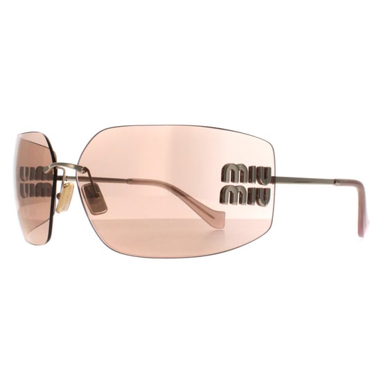 Gafas de sol Miu Miu MU54YS ZVN20F espejo rosa oro pálido - Image 2