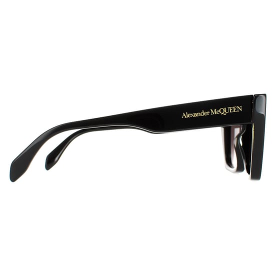 Alexander McQueen Cat Eye Señoras Negro Gris AM0299S - Image 4