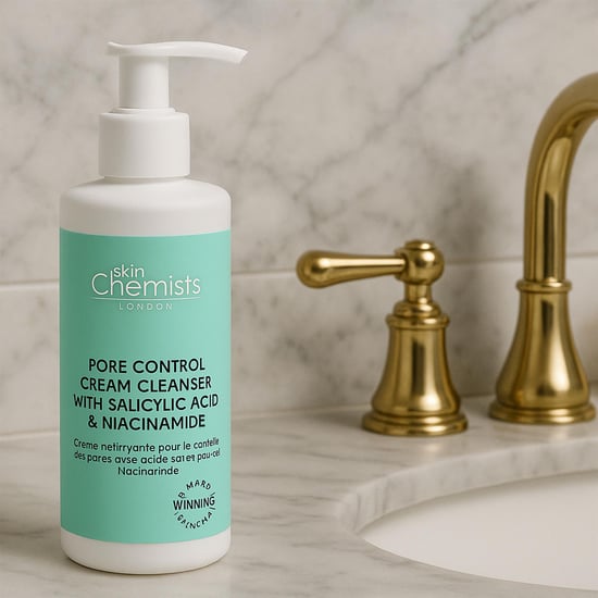 skinChemists Pore Control Crema Limpiadora con Ácido Salicílico y Niacinamida 200ml - Image 3