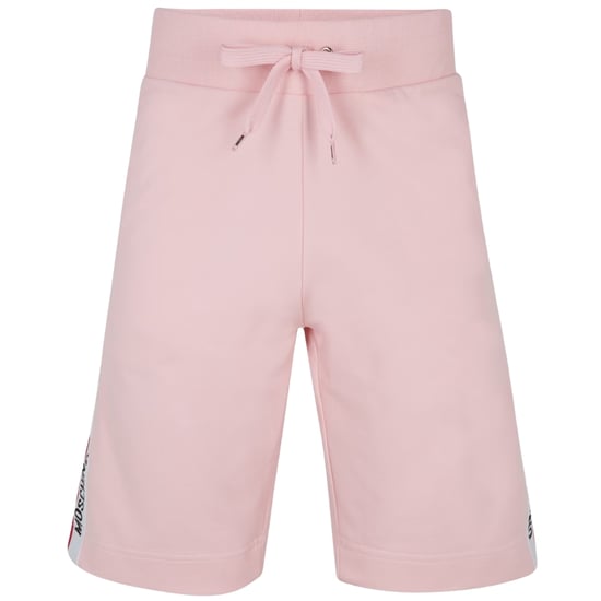 Shorts rosas con cinta en las piernas y la marca Moschino - Image 1