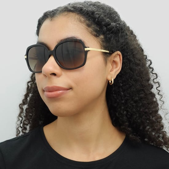 Gafas de sol Michael Kors Square de mujer en degradado marrón dorado y carey oscuro - Image 6