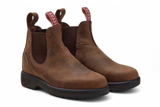 Botas Chelsea de cuero marrón tostado Rossi 303 Endura - Image 3