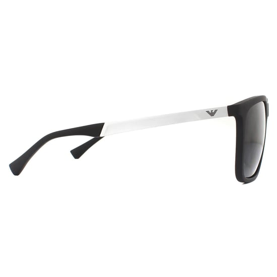 Emporio Armani Gafas de Sol EA4150 506387 Caucho Negro Gris - Image 4