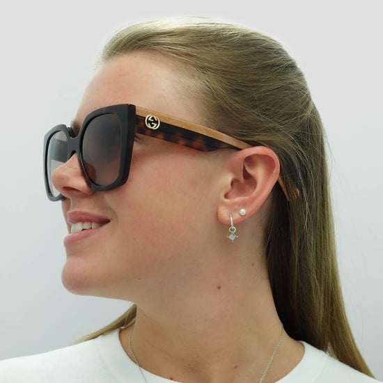 Gafas de sol Gucci GG1300S 003 havana cristal degradado marrón - Image 5