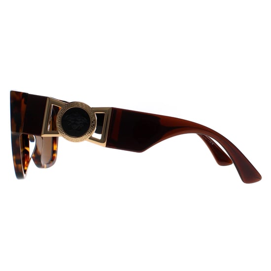 Versace Gafas de Sol Cat Eye para Mujer Havana Bronce Oscuro VE4415U - Image 3