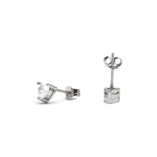 Pendientes Luxenter, eqoyi de plata de ley 925 y circonita brillante acabado baño rodio - Image 5