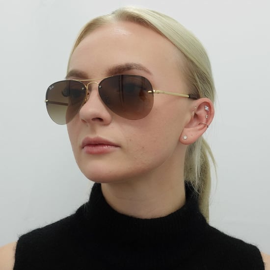 Gafas de sol Rayban 3449 Gold Brown Gradient 001/13 59mm - Image 6