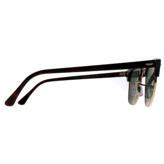 Gafas de sol Rayban Clubmaster 3016 990/58 Rojo Habana Verde Polarizadas Grandes 51mm - Image 4