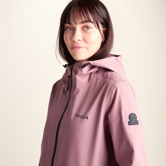 Nova Womens Waterproof Jacket - Mauve - Image 6
