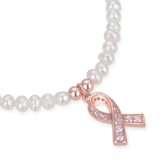 Collar Luxenter de Plata de Ley 925 con Perla Blanca acabado en oro rosa de 18K - Kael - Image 6