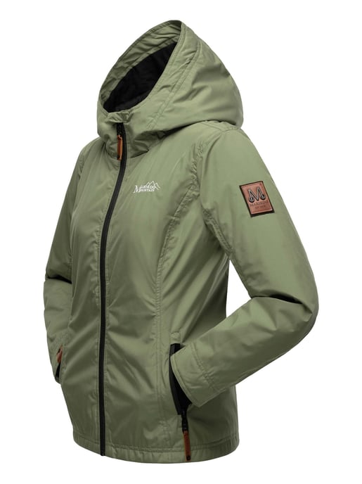 Marikoo chaqueta de entretiempo mujer – Brombeere ligera con capucha - Image 4