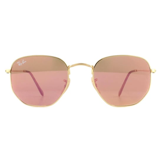 Gafas de sol Ray-Ban Hexagonal 3548N 001/Z2 Gold Copper Flash Mirror - Image 1