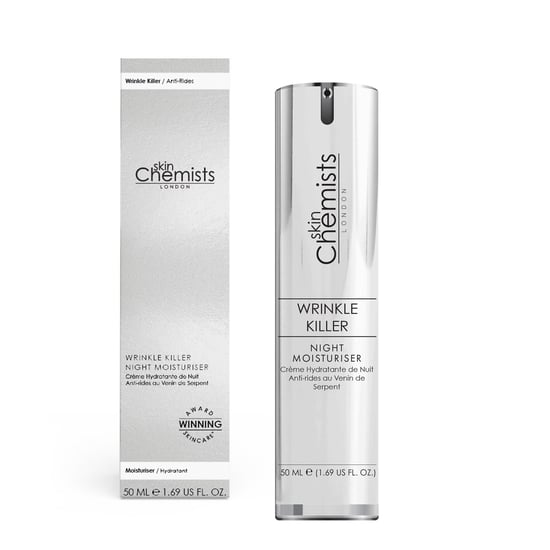 skinChemists Crema hidratante de noche antiarrugas y sérum facial - Image 2