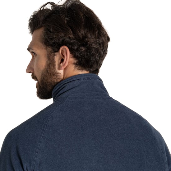 Craghoppers Mens Corey VI Half Zip Fleece Top (Navy Marl) - Image 4