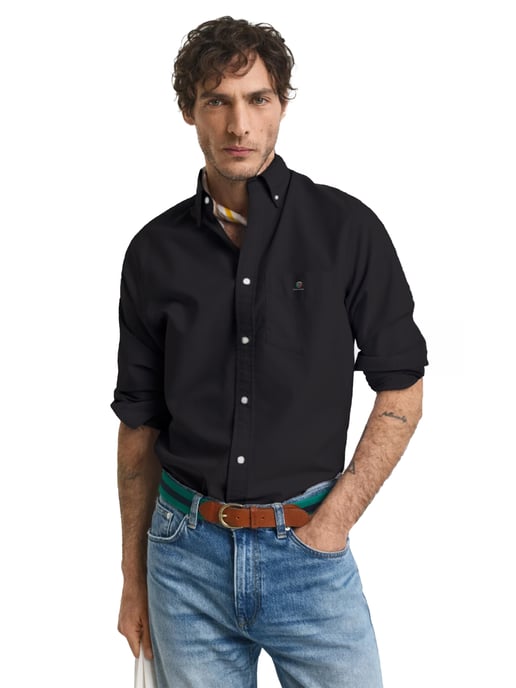 Enzo | Hombre Regular Fit Oxford Camisa - Image 3