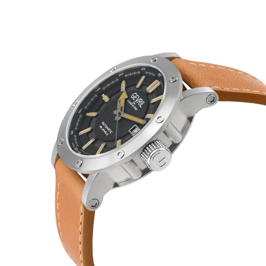 Reloj Esqueleto Automático Suizo de Hombre GV2 18120B con Pulsera de Acero Inoxidable Bicolor IPYG - Image 3