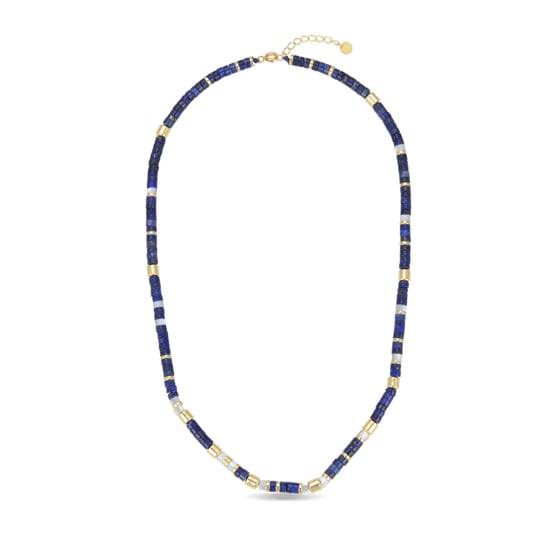 Collar Luxenter de Plata de Ley 925 con Lapislazuli Natural acabado en oro amarillo de 18K - Ihun - Image 3