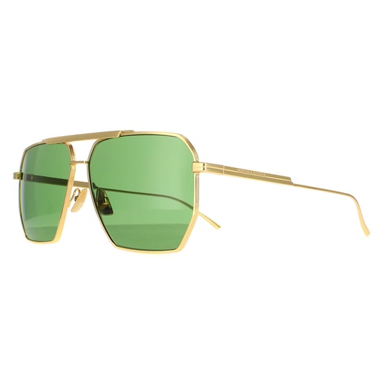 Bottega Veneta Cuadrado Damas Oro Verde BV1012S - Image 2