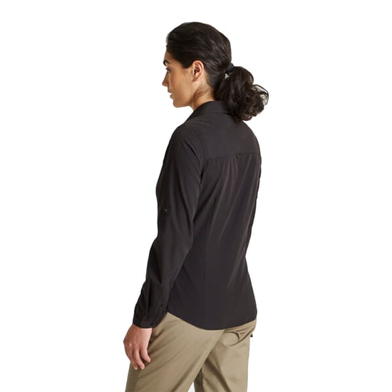 Craghoppers Womens/Ladies Expert Kiwi Long-Sleeved Shirt (Black) - Image 4