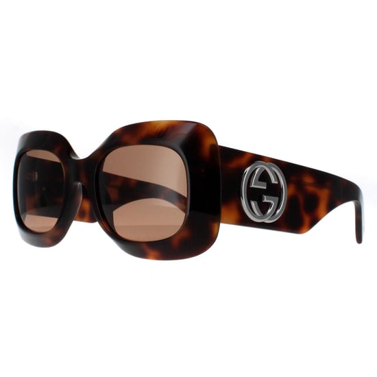 Gucci Square Womens Habana con Plata Marrón GG1695S - Image 2