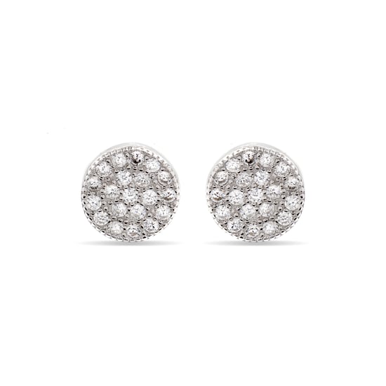 Pendientes Luxenter, zasa de plata de ley 925 y circonita brillante acabado baño rodio - Image 1