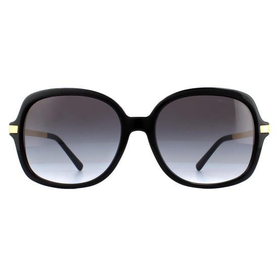 Gafas de sol Michael Kors Square de mujer en degradado negro oro gris claro - Image 1