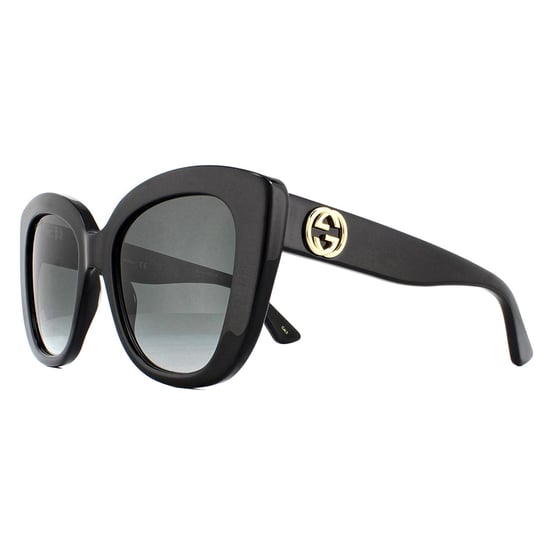 Gafas de sol Gucci Cat Eye para mujer en negro y gris degradado - Image 2