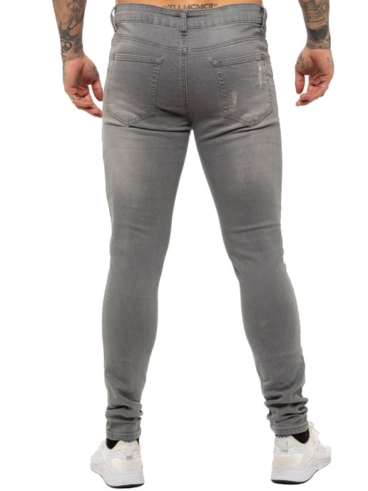 Vaqueros Enzo Skinny Ripped para hombre - Image 4