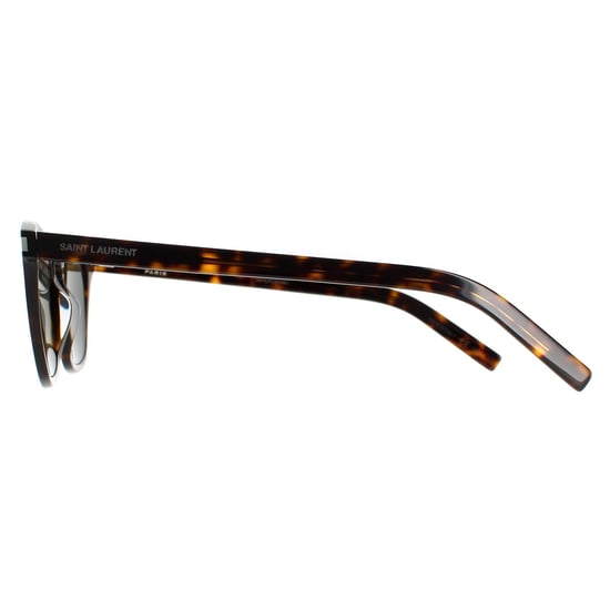 Gafas de sol cuadradas unisex Saint Laurent Gris Habana Oscuro SL 28 slim - Image 3