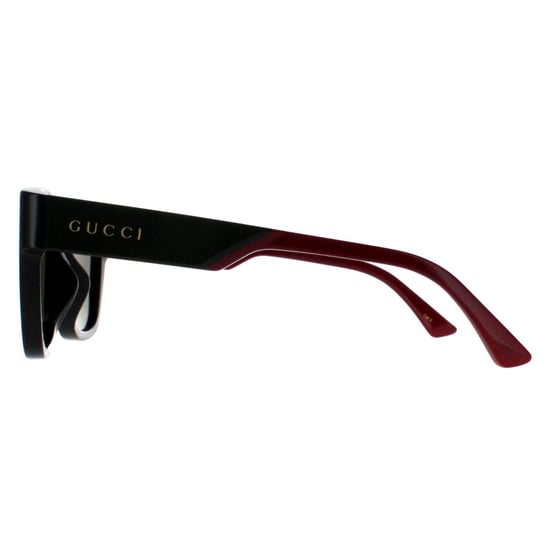 Gucci Square Mens Negro con Verde y Rojo Verde GG1670SK - Image 3