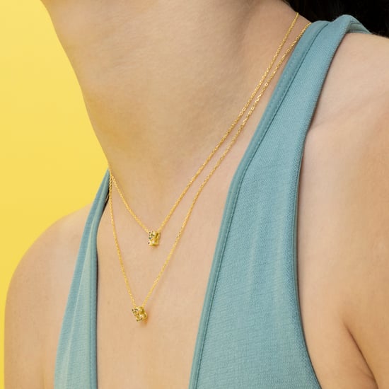 Collar Luxenter de Plata de Ley 925 con Circonita Multicolor acabado en oro amarillo de 18K - Alphabet - Image 3