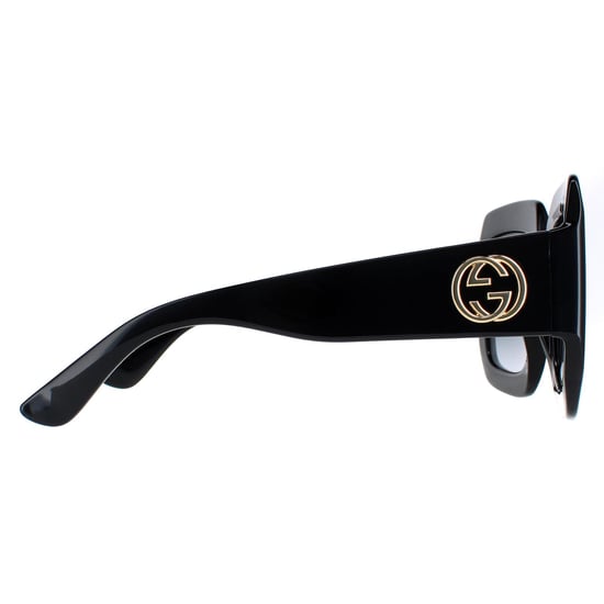 Gucci GG0053SN 001 negro gris gafas de sol - Image 4
