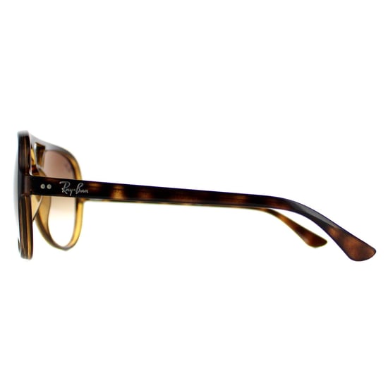 Gafas de sol Ray-Ban Aviator unisex en degradado marrón habana claro - Image 3