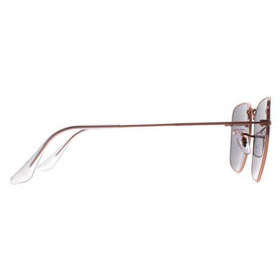 Ray-Ban Cuadradas Unisex Oro Rosa Gris Oscuro RB3857 Frank - Image 4